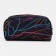 Cosmetic bag with lightning, black/blue color