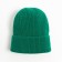 Women's hat minku with lapel, size 54-56, green color