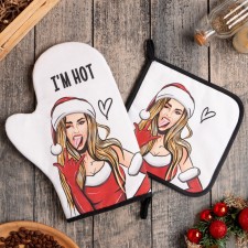 Kitchen Imp Hot, mittens-output 20x28cm, 19x19cm tack, 100% HL