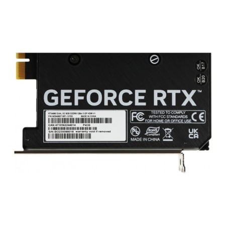 The Palit PCI-E 4.0 RTX4060 Dual OC NVIDIA GeForce RTX 4066 8GB 128BIT GDDR6 1830/17 106497-5