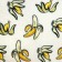 Bath cap with a print "Banana"