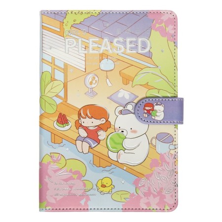 Notebook Gift Book with a Slocation, A6+, 48 sheets, line, 12.5 x 19 x 2 cm, "Friends"-1