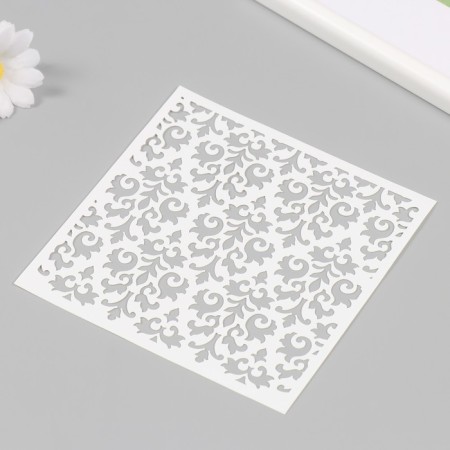 Plastic "pattern" 15x15 cm stencil-1