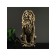Figure "Leo Young" black gold, 70x35x43cm