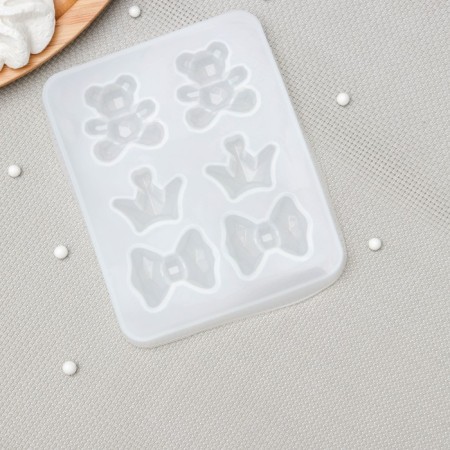 Mold "Princess Partys", silicone, 12 × 9.5 × 1 cm, cell 3.5 × 3 cm-2