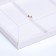 Box for mousse cakes 6 pieces, 26x17x6 white