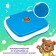 Toy training "Smart computer", Blue color