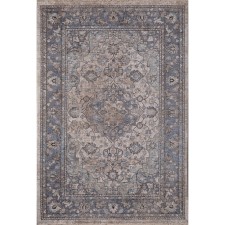 Rectangular carpet Merinos Baltimore, size 140x80 cm, color 030 Blue