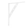 Rinsteen bracket 250x200 Polymer White, 10 pcs