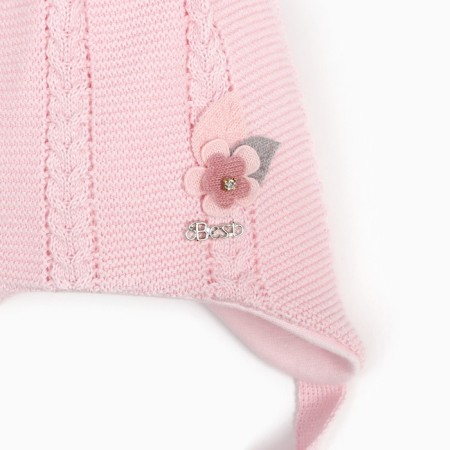Hat for girls, pink color, size 40-42 cm-1