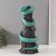 New Year's piggy bank "Snake on the stump" 33 x 14 x 15 cm.