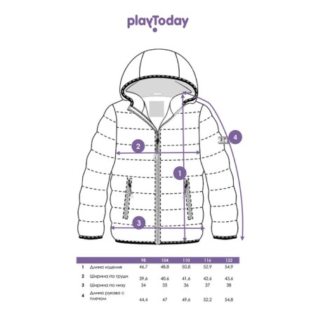 Demisason jacket for a boy PlayTode, height 122 cm-9