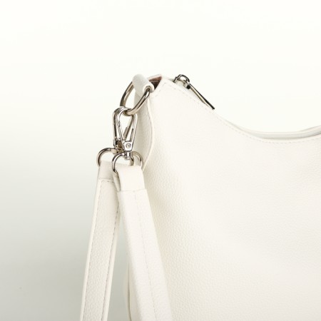 Women's bag with lightning, white color-3