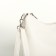 Women's bag with lightning, white color