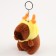 Soft toy "Kapibara" in a deer hat, 13 cm