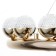 RONI LED LED 85W gold 50x50x9-100 cm Bayerlux