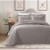 A set with a blanket "Hellas", size 240x260 cm, 50x70 cm - 2 pcs, color gray