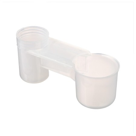 Drill for poultry, under a bottle, plastic, Greengo-2
