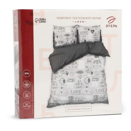 Ethel Love 200*217 cm, 220*240 cm, 70*70 cm -2 pcs, 100% cotton, calico 125 g/m2-6