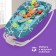 Musical rocking chair for newborns, turquoise color