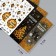 Stick Paper "New Year's Night" 3x9 cm sheet 10x10 cm