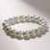Bracelet Pearl "Beads" classic, ball No. 10, white color, d = 5.5 cm