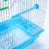 Poultry cell equipped BD-1/4F, 30 x 23 x 39 cm, blue (packing 12 pcs)
