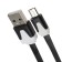 Luazon cable, microUSB - USB, 1 A, 1 m, flat, black