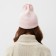 Women's hat minku, rr 52-56, pale pink color