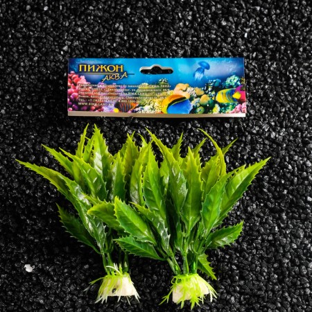 Set of artificial plants for aquarium (2 pcs), 11.5 cm-2