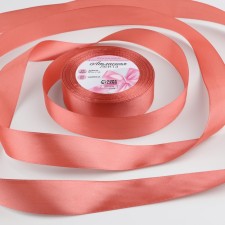 Satin tape, 25 mm × 23 ± 1 m, color Pink Antik No. 102