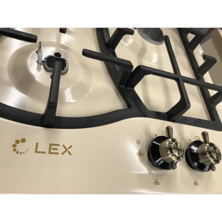 The hob Lex GVE 643C IV, 4 burners, gas, beige-2