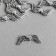 Busina for creativity Metal "heart with wings" silver 2806 0.6x2 cm