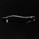 Bracket handle, m/o 224 mm, silver color