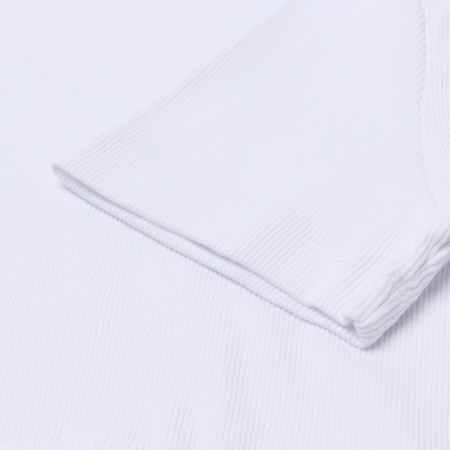 Women's T -shirt shortened, white color, size 46 (l)-6