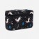 Cosmetic bag with lightning, black color