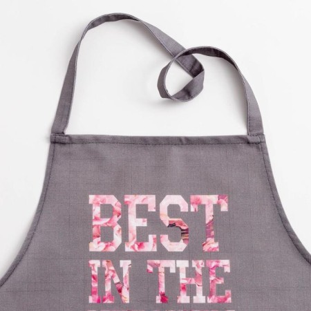 Apron Ethel Best in the Kitchen 60x70 cm, 100% cotton, reps 210 g/m2-3