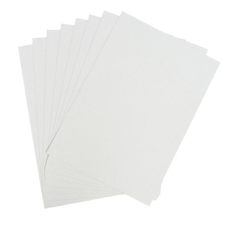 White cardboard A4, 8 sheets "beam" leopard, density 220 g/m2-1