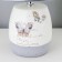 Table lamp "Butterflies" 1xe14 40W white-gray 24x24x33 cm Risalux