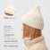 Women's hat minku, Milk color, 56-58 rr