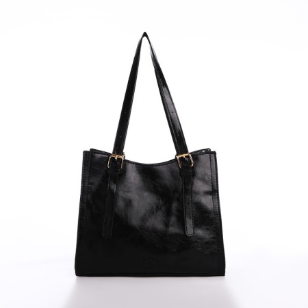 Bag Female Tout with zipper, black color