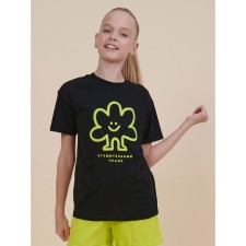 T -shirt for girls, height 92 cm, black color
