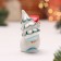Souvenir "Snowman", underglaze painting, 5x3x7 cm