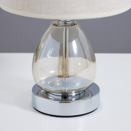 Table lamp 16712/1 E27 40W chrome 22x22x32 cm Risalux-4
