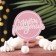 Topper "Happy Birthday", pink, give beautifully