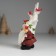 Souvenir Polystone "Dwarf in a hat with wood, with birds" 8.5x7.5x17 cm