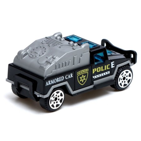 Set of metal machines "Police", 6 pcs.-3