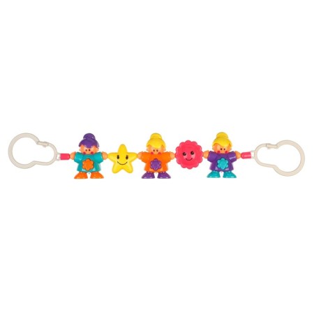Stretching to a stroller/crib "little men", 3 toys, crumb me-3
