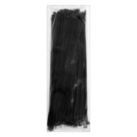 Clamp with a metal lock, size 4.7x300 mm, black-2