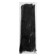 Clamp with a metal lock, size 4.7x300 mm, black
